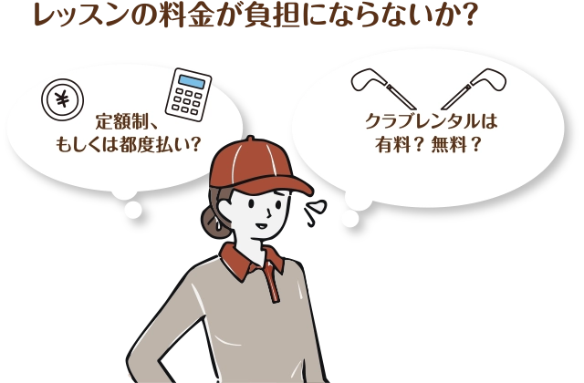 レッスンの料金が負担にならないか？